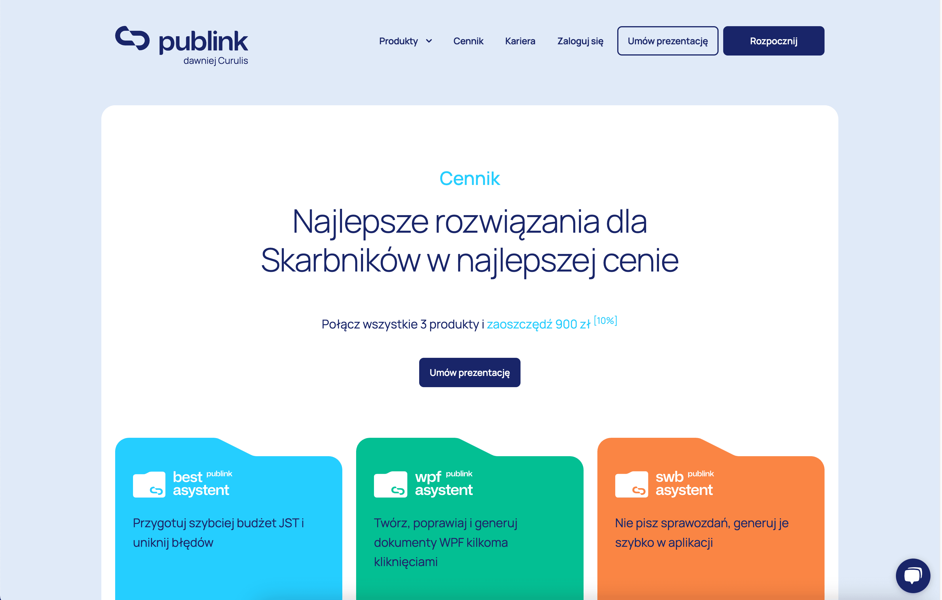 publink product 2 website made by nuclinet team